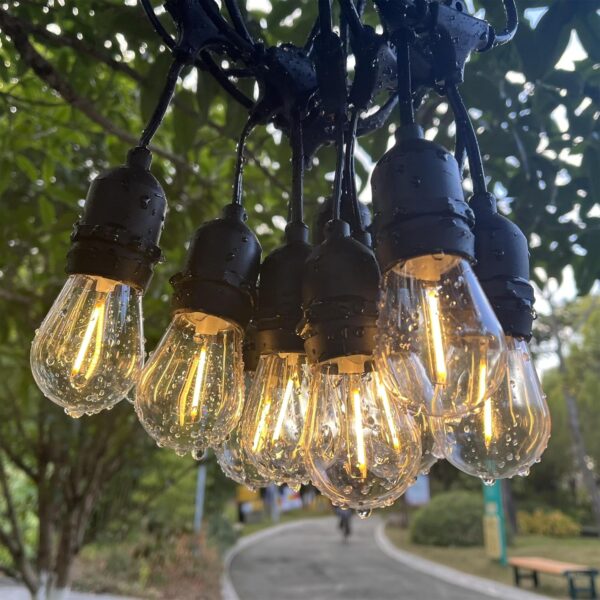 NUYA 15-Pack LED 1W String Light Bulbs, S14 Plastic Shatterproof Edison.. (Copy) - Image 3